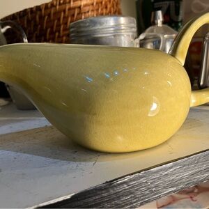 Vintage Russell wright yellow gravy boat